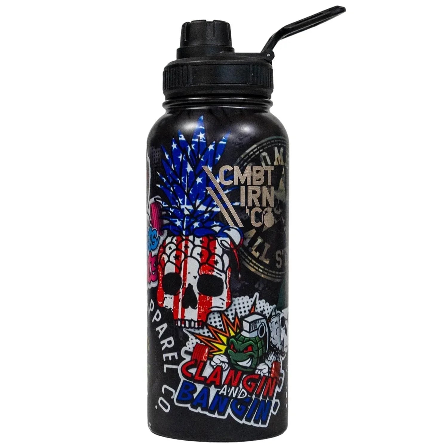 One Revolver Surfboards - 32oz Metal Hydration Bottle V2 | 24hr Insulated + Drink Port BOTTLES