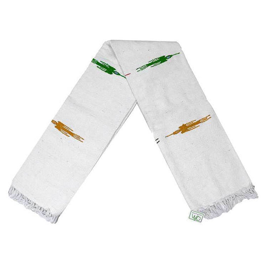 Namaste White Baja Thunderbird Yoga Blanket - One Revolver Surfboards