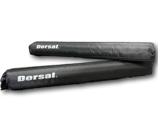 DORSAL Round Crossbar Surfboard Longboard Snowboard SUP Surf Roof Rack Pads Pack of 2 - One Revolver Surfboards