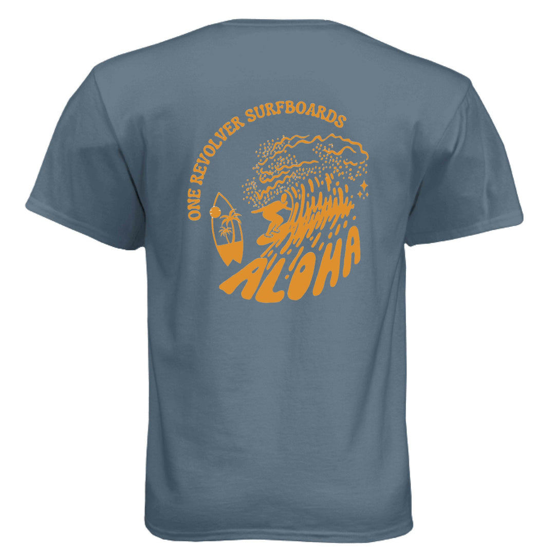 One Revolver Surfboards Retro Aloha T-Shirt - One Revolver Surfboards