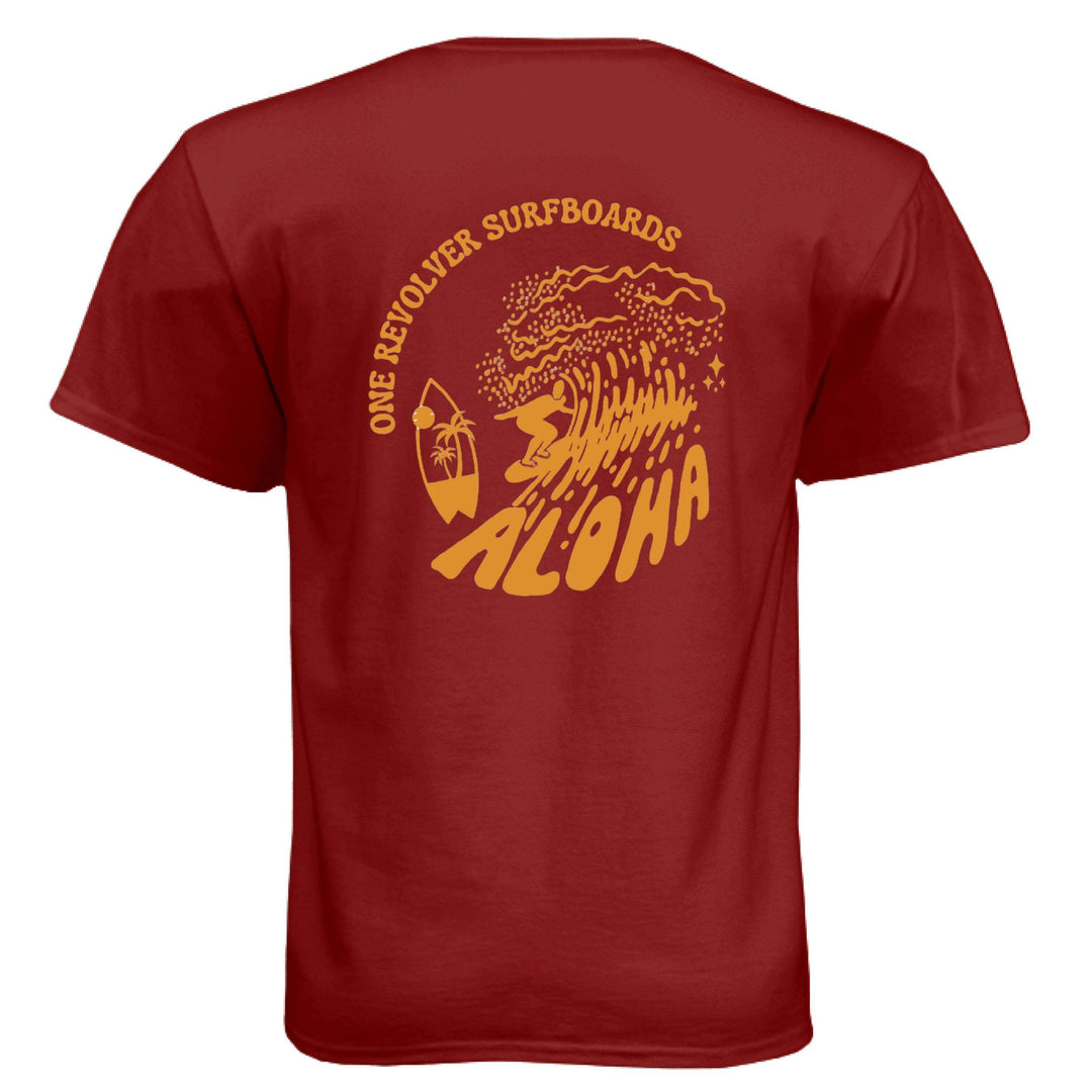 One Revolver Surfboards Retro Aloha T-Shirt - One Revolver Surfboards