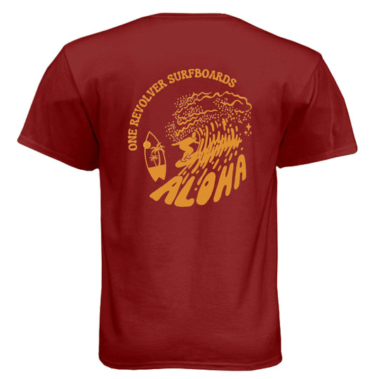 One Revolver Surfboards Retro Aloha T-Shirt - One Revolver Surfboards