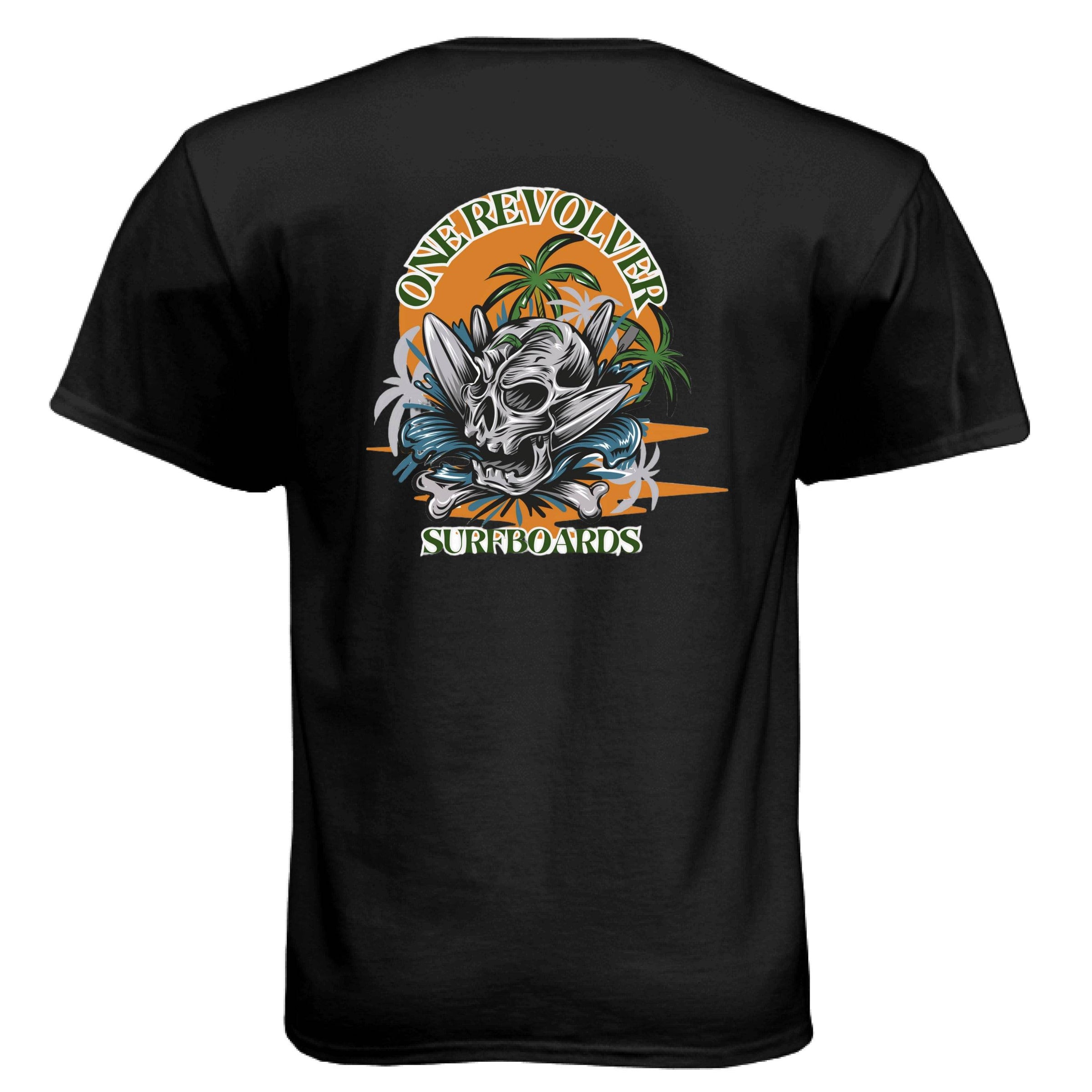 One Revolver Surfboards Skull Graphic T-Shirt - One Revolver Surfboards