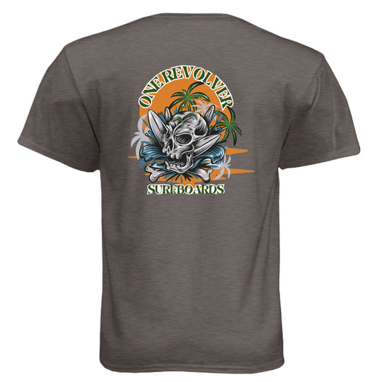 One Revolver Surfboards Skull Graphic T-Shirt - One Revolver Surfboards