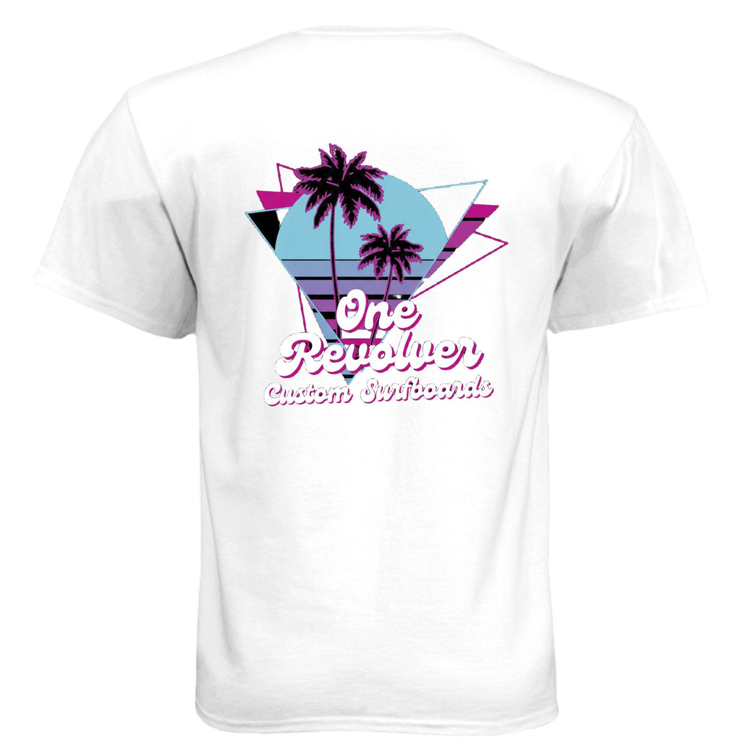 One Revolver Surfboards- 80's Vibe Tee - One Revolver Surfboards