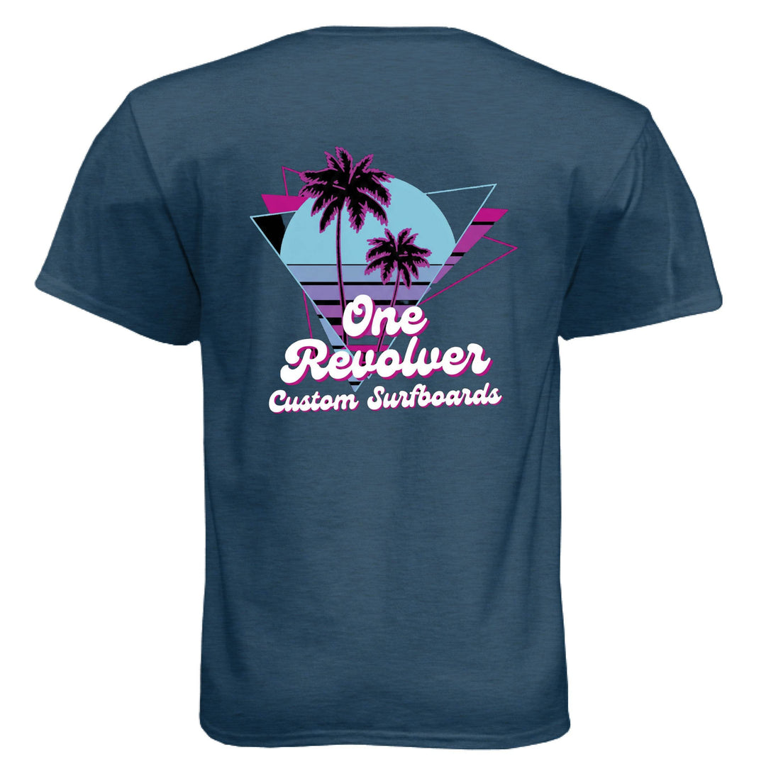 One Revolver Surfboards- 80's Vibe Tee - One Revolver Surfboards