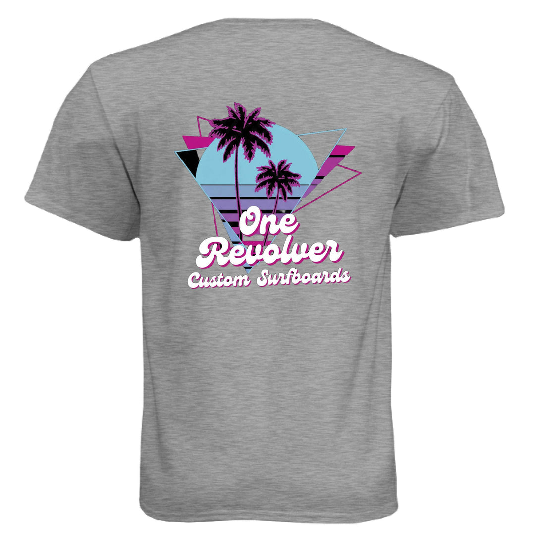 One Revolver Surfboards- 80's Vibe Tee - One Revolver Surfboards