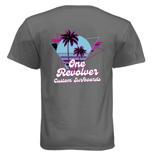 One Revolver Surfboards- 80's Vibe Tee - One Revolver Surfboards