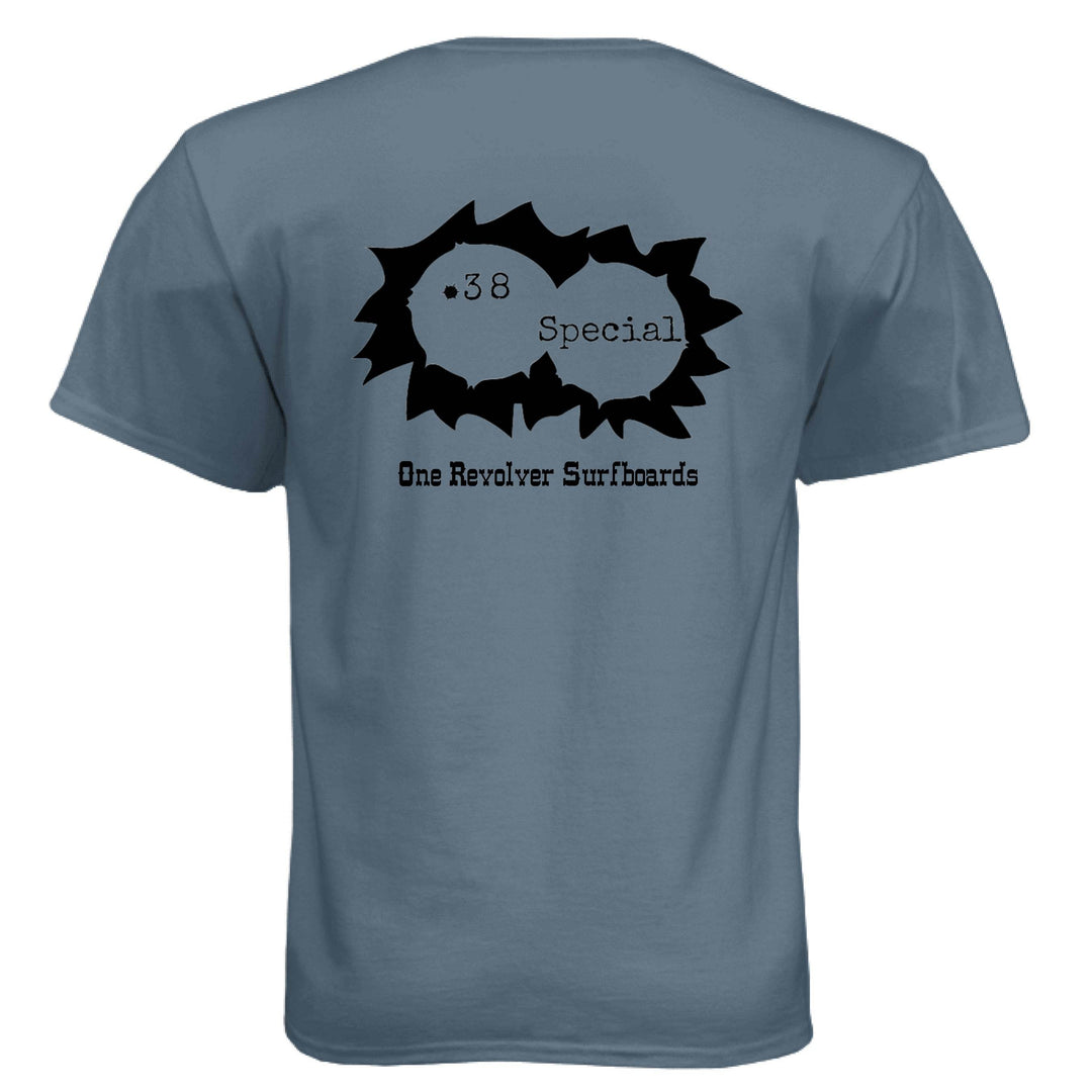 One Revolver Surfboards .38 Special Unisex Surf T-Shirt – Vintage-Inspired Cotton Crew Tee - One Revolver Surfboards