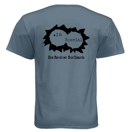 One Revolver Surfboards .38 Special Unisex Surf T-Shirt – Vintage-Inspired Cotton Crew Tee - One Revolver Surfboards
