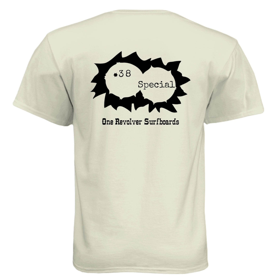 One Revolver Surfboards .38 Special Unisex Surf T-Shirt – Vintage-Inspired Cotton Crew Tee - One Revolver Surfboards
