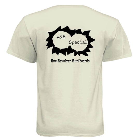 One Revolver Surfboards .38 Special Unisex Surf T-Shirt – Vintage-Inspired Cotton Crew Tee - One Revolver Surfboards