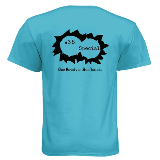 One Revolver Surfboards .38 Special Unisex Surf T-Shirt – Vintage-Inspired Cotton Crew Tee - One Revolver Surfboards