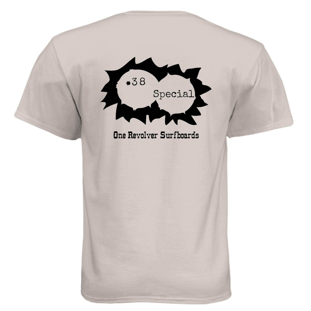 One Revolver Surfboards .38 Special Unisex Surf T-Shirt – Vintage-Inspired Cotton Crew Tee - One Revolver Surfboards