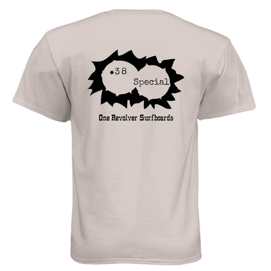 One Revolver Surfboards .38 Special Unisex Surf T-Shirt – Vintage-Inspired Cotton Crew Tee - One Revolver Surfboards