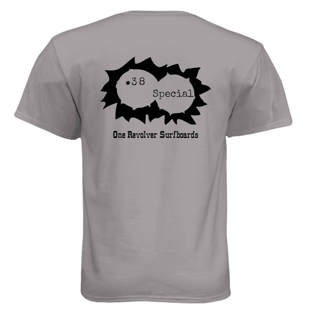 One Revolver Surfboards .38 Special Unisex Surf T-Shirt – Vintage-Inspired Cotton Crew Tee - One Revolver Surfboards