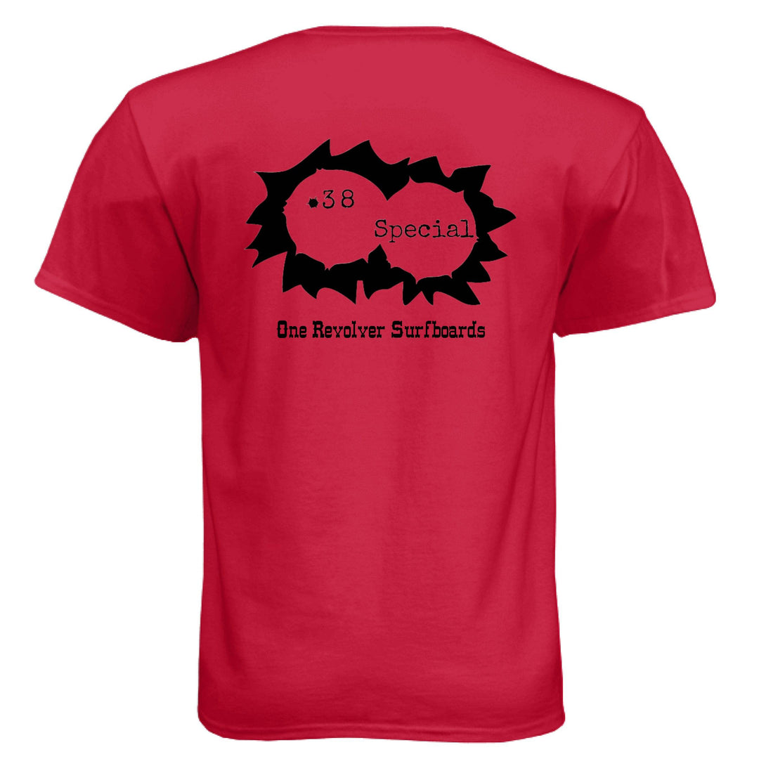 One Revolver Surfboards .38 Special Unisex Surf T-Shirt – Vintage-Inspired Cotton Crew Tee - One Revolver Surfboards