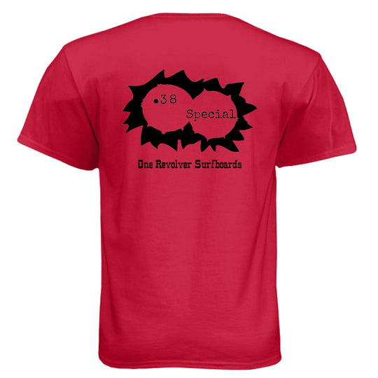 One Revolver Surfboards .38 Special Unisex Surf T-Shirt – Vintage-Inspired Cotton Crew Tee - One Revolver Surfboards