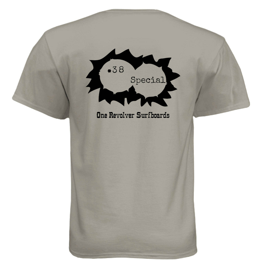 One Revolver Surfboards .38 Special Unisex Surf T-Shirt – Vintage-Inspired Cotton Crew Tee - One Revolver Surfboards