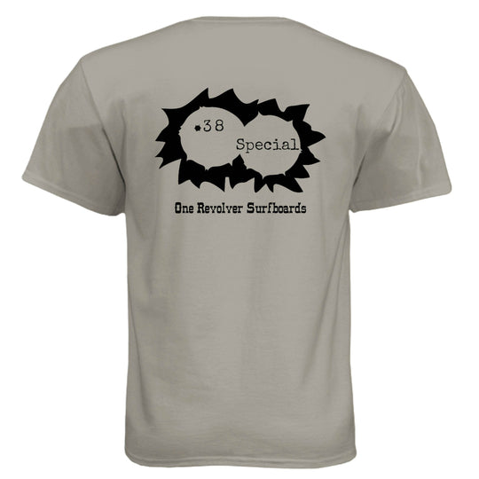 One Revolver Surfboards .38 Special Unisex Surf T-Shirt – Vintage-Inspired Cotton Crew Tee - One Revolver Surfboards