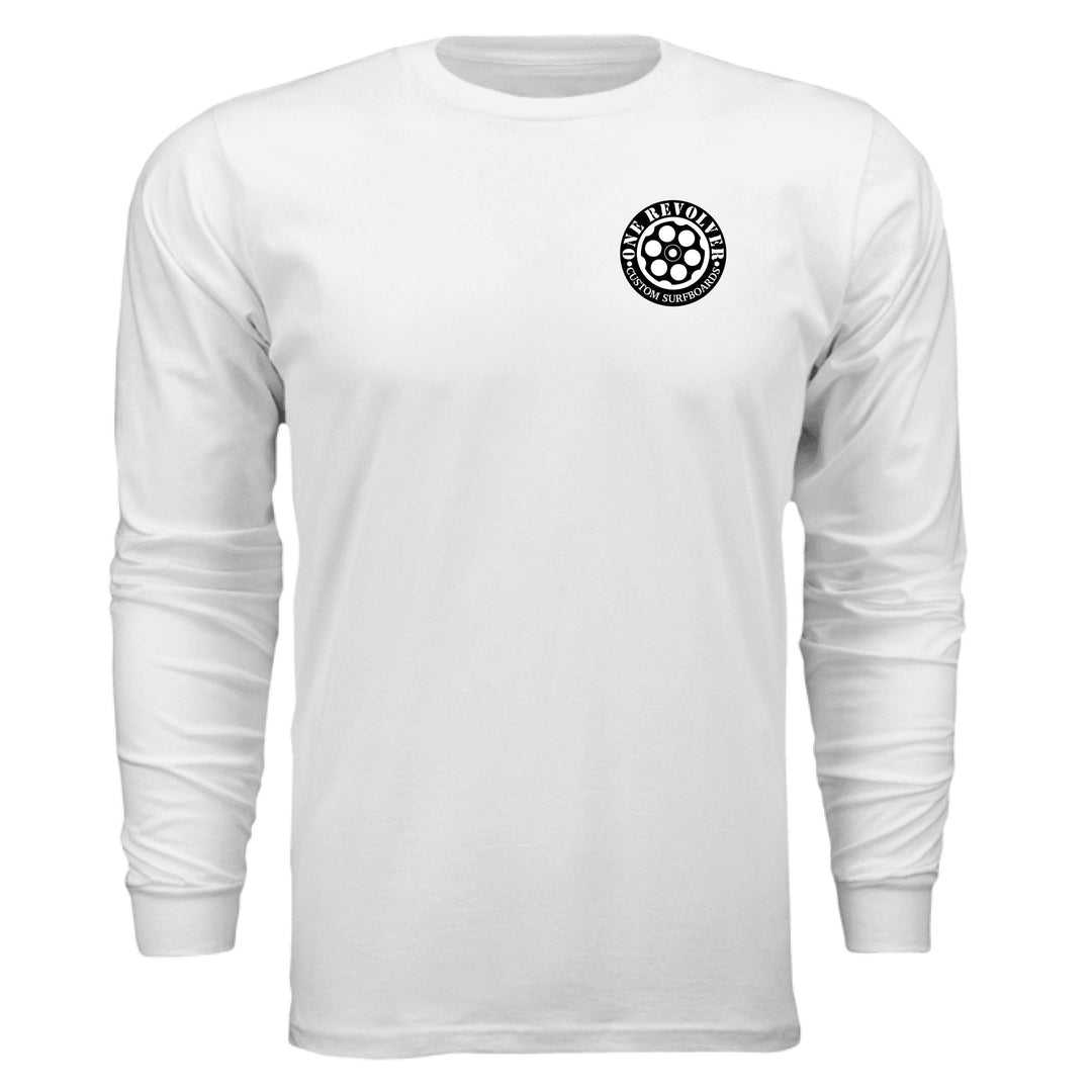One Revolver Surfboards Graffiti Smile Long Sleeve Tee – Unisex Street-Surf Shirt - One Revolver Surfboards