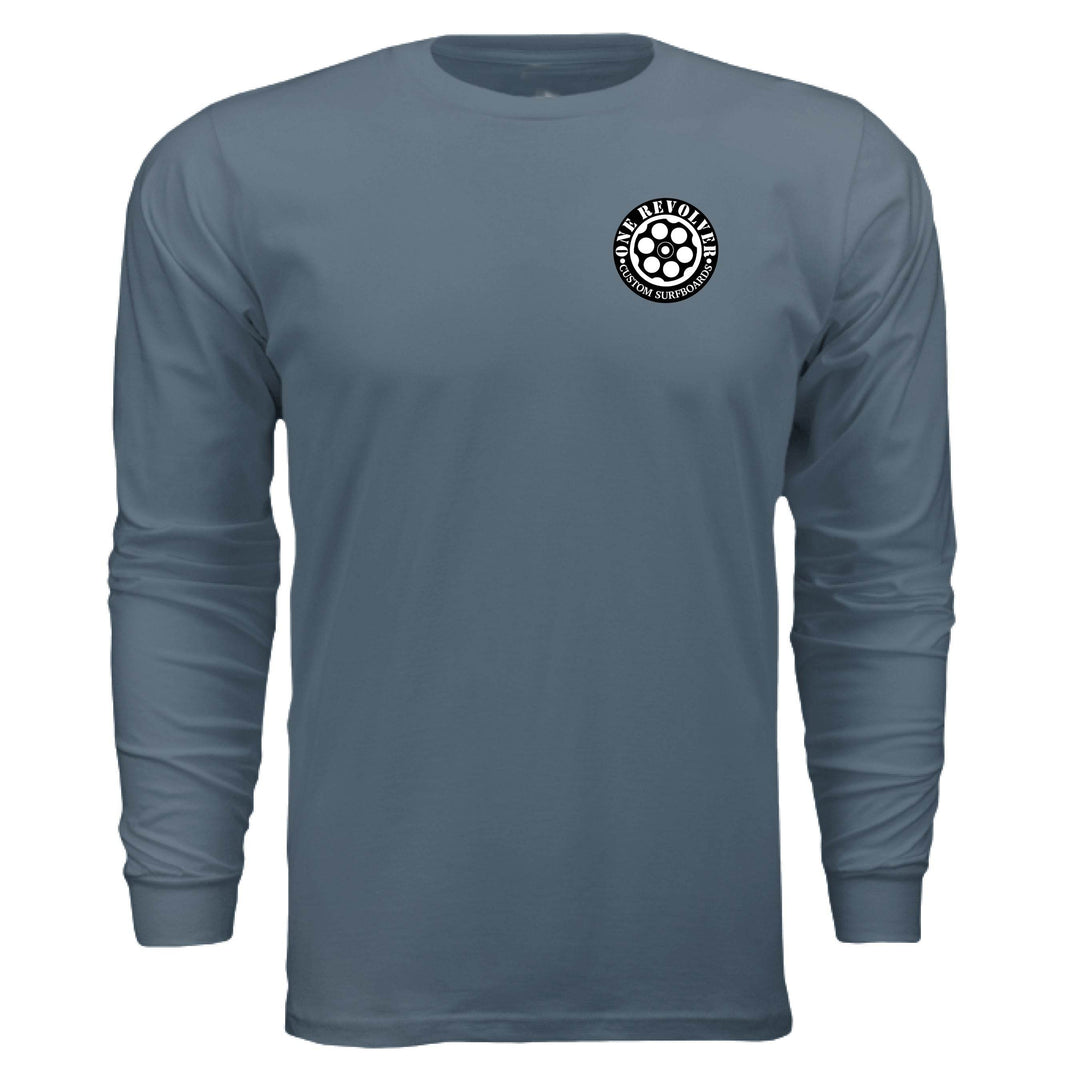 One Revolver Surfboards Graffiti Smile Long Sleeve Tee – Unisex Street-Surf Shirt - One Revolver Surfboards