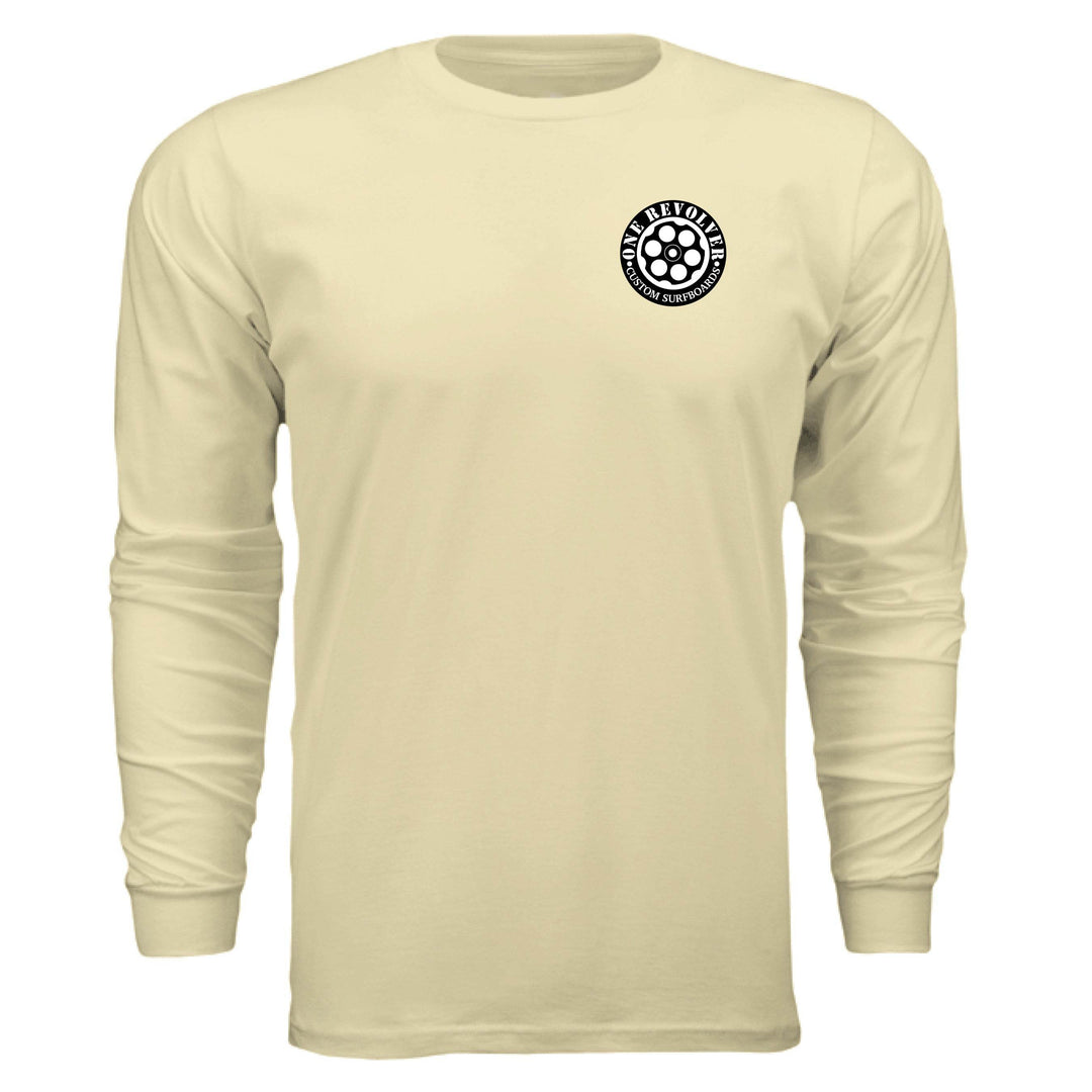 One Revolver Surfboards Graffiti Smile Long Sleeve Tee – Unisex Street-Surf Shirt - One Revolver Surfboards