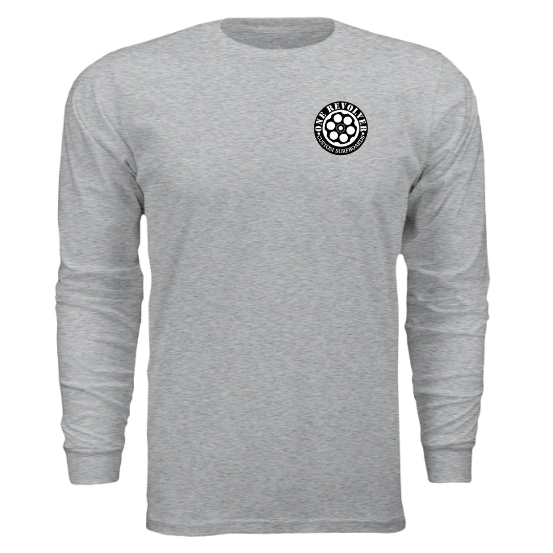 One Revolver Surfboards Graffiti Smile Long Sleeve Tee – Unisex Street-Surf Shirt - One Revolver Surfboards
