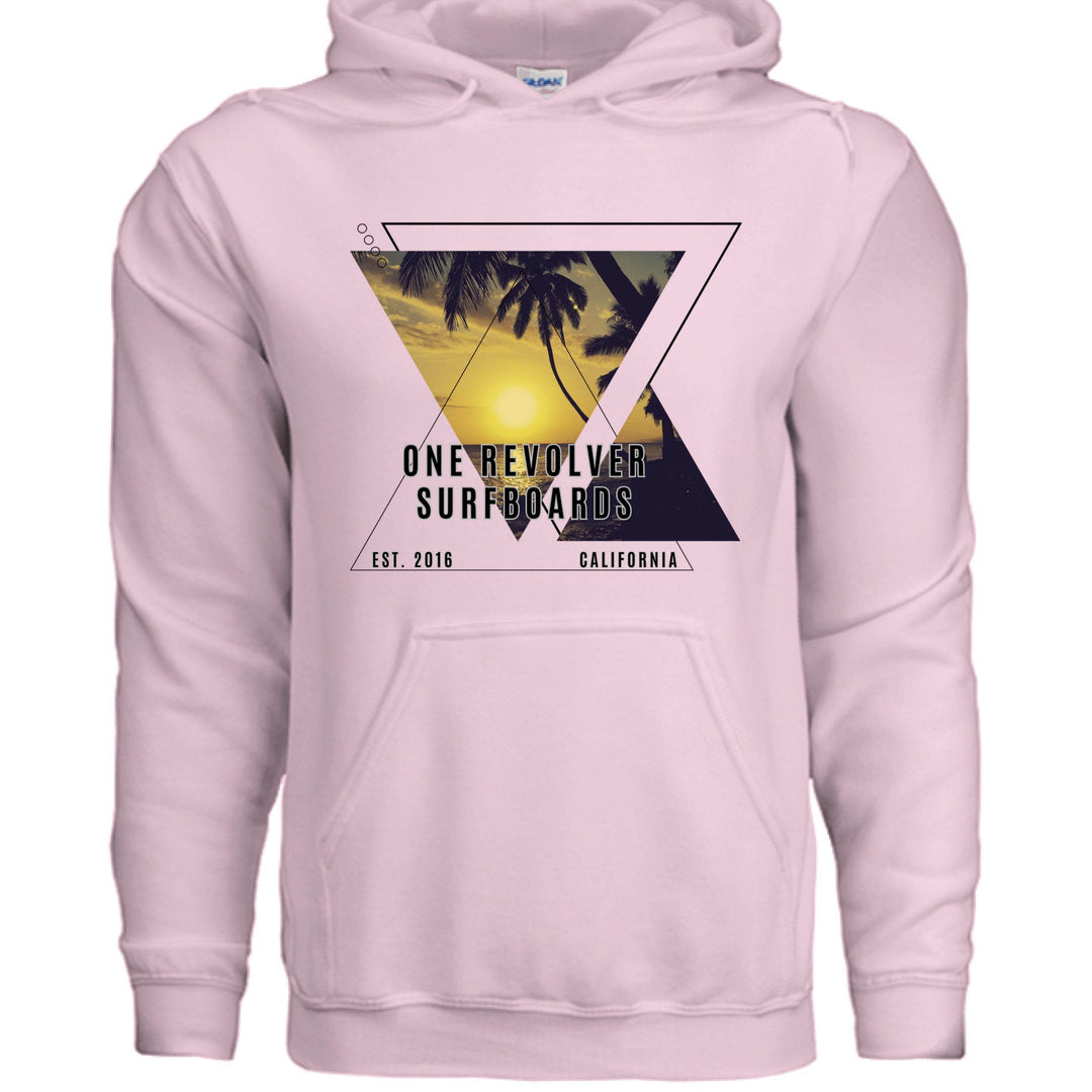 One Revolver Surfboards Sunset Hoodie – Unisex Softstyle Surf Sweatshirt - One Revolver Surfboards