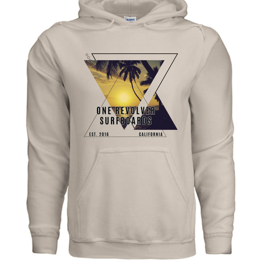 One Revolver Surfboards Sunset Hoodie – Unisex Softstyle Surf Sweatshirt - One Revolver Surfboards