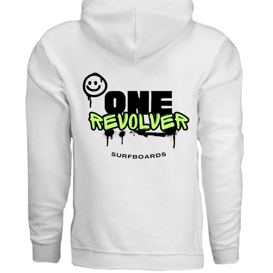 One Revolver Surfboards Smile Hoodie – Unisex Softstyle Surf & Street Pullove - One Revolver Surfboards