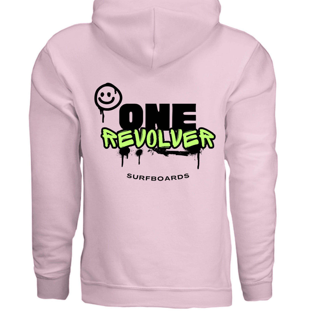 One Revolver Surfboards Smile Hoodie – Unisex Softstyle Surf & Street Pullove - One Revolver Surfboards