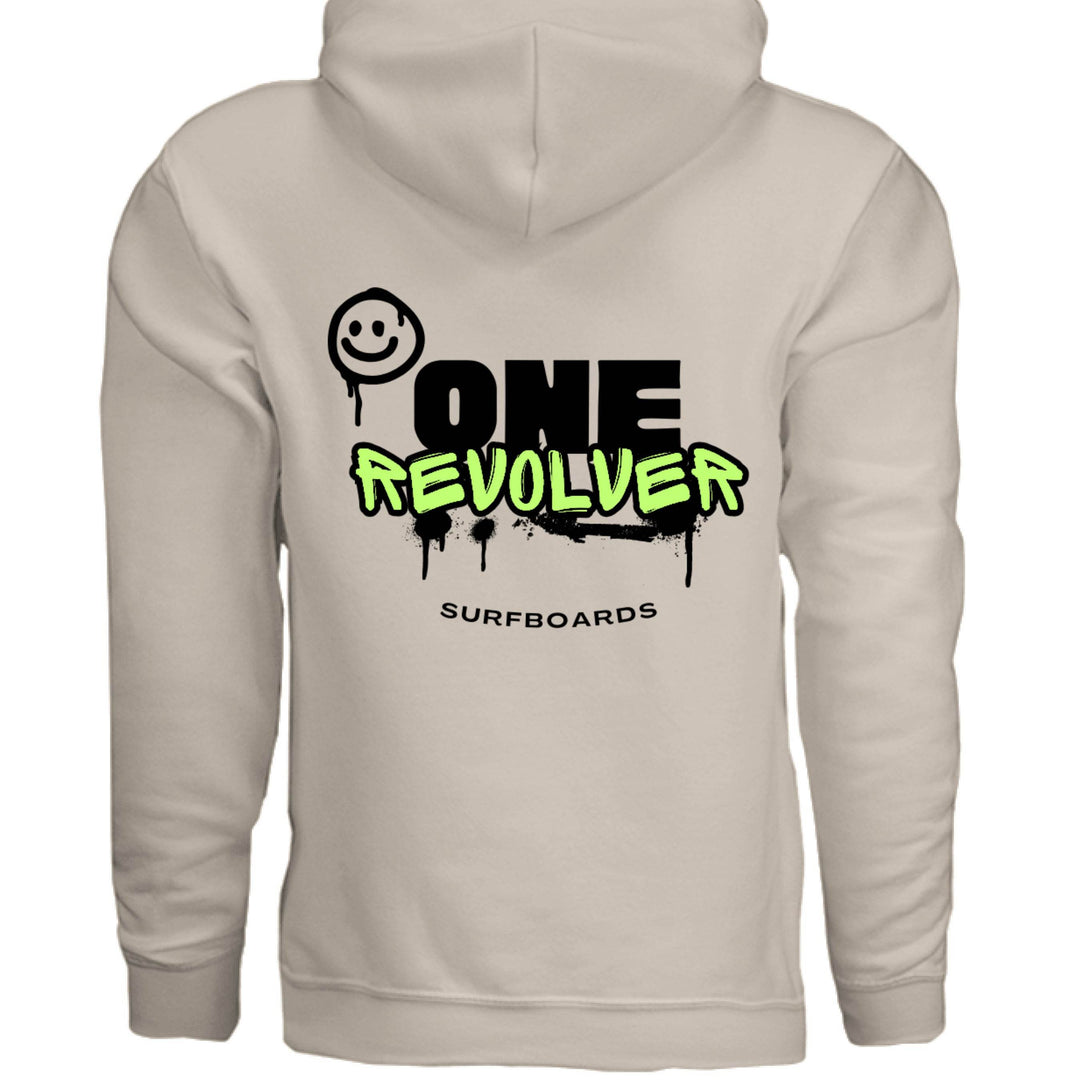 One Revolver Surfboards Smile Hoodie – Unisex Softstyle Surf & Street Pullove - One Revolver Surfboards
