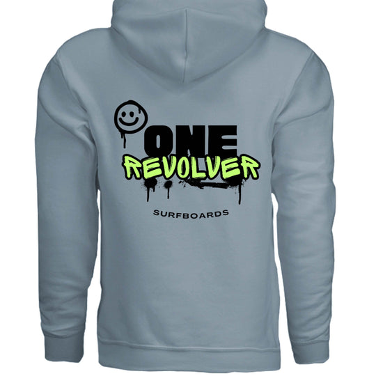 One Revolver Surfboards Smile Hoodie – Unisex Softstyle Surf & Street Pullove - One Revolver Surfboards