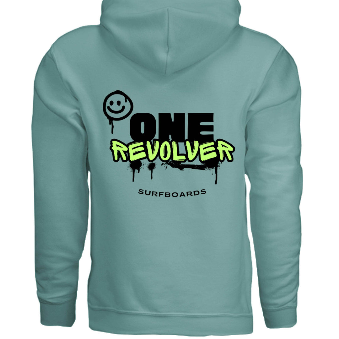 One Revolver Surfboards Smile Hoodie – Unisex Softstyle Surf & Street Pullove - One Revolver Surfboards