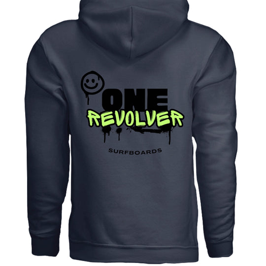 One Revolver Surfboards Smile Hoodie – Unisex Softstyle Surf & Street Pullove - One Revolver Surfboards