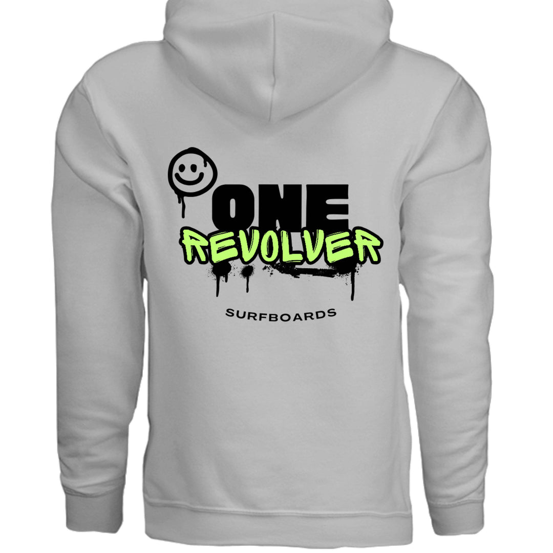 One Revolver Surfboards Smile Hoodie – Unisex Softstyle Surf & Street Pullove - One Revolver Surfboards