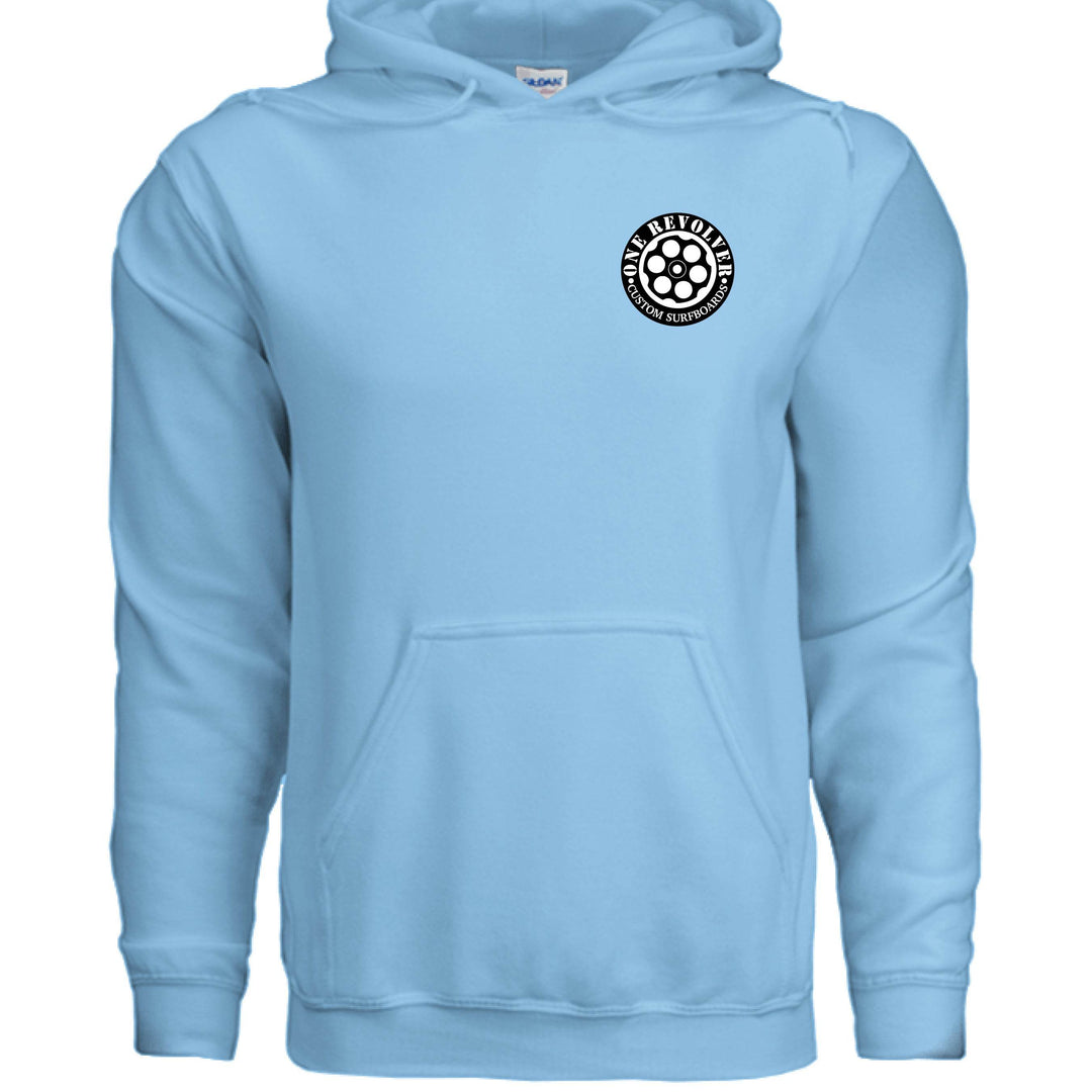 One Revolver Surfboards Smile Hoodie – Unisex Softstyle Surf & Street Pullove - One Revolver Surfboards