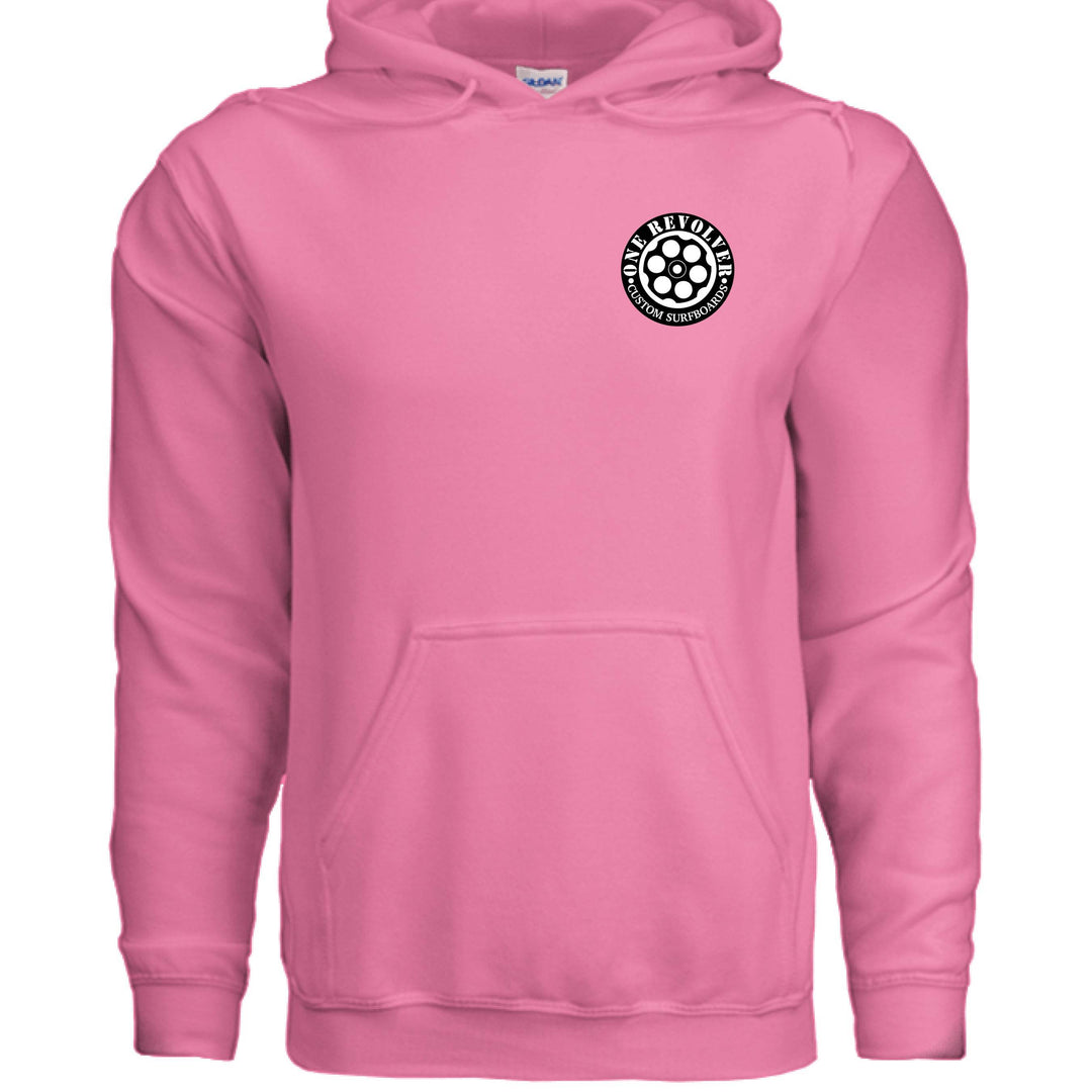 One Revolver Surfboards Smile Hoodie – Unisex Softstyle Surf & Street Pullove - One Revolver Surfboards