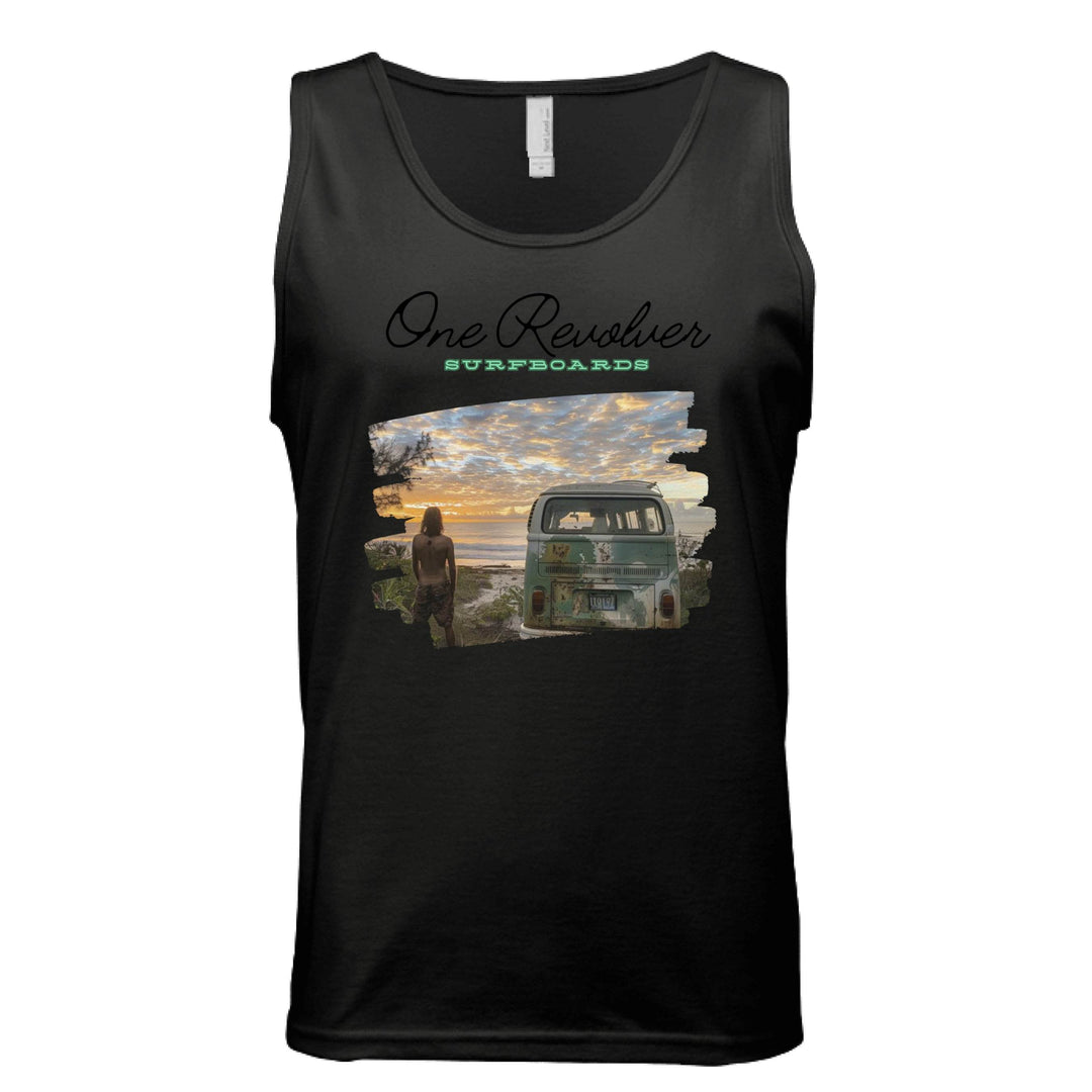 One Revolver Surfboards Surf Check Tank Top – Unisex Lightweight Surf Tank - One Revolver Surfboards