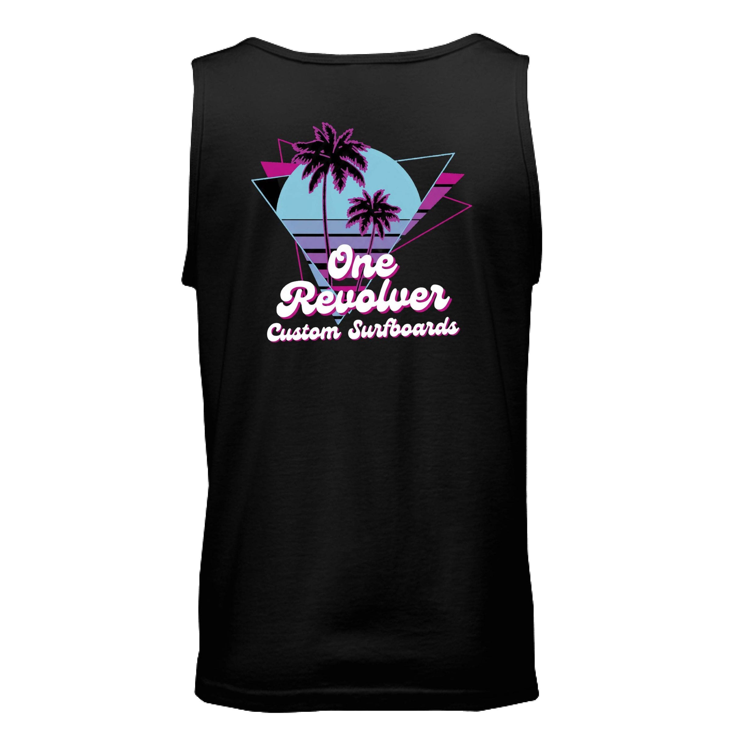 One Revolver Surfboards 80's Vibe Tank Top – Unisex Retro Surf Tank - One Revolver Surfboards