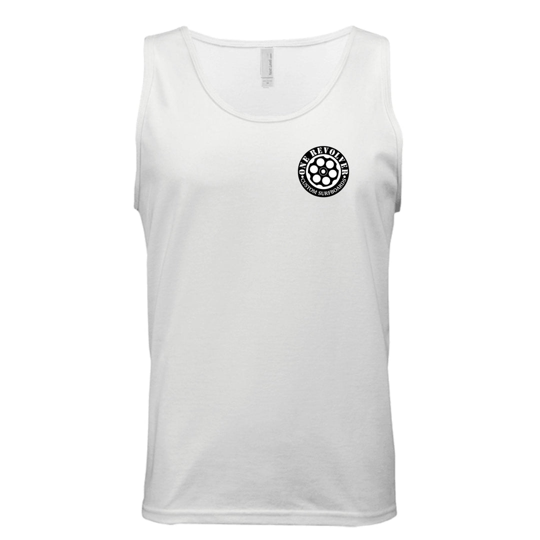 One Revolver Surfboards 80's Vibe Tank Top – Unisex Retro Surf Tank - One Revolver Surfboards