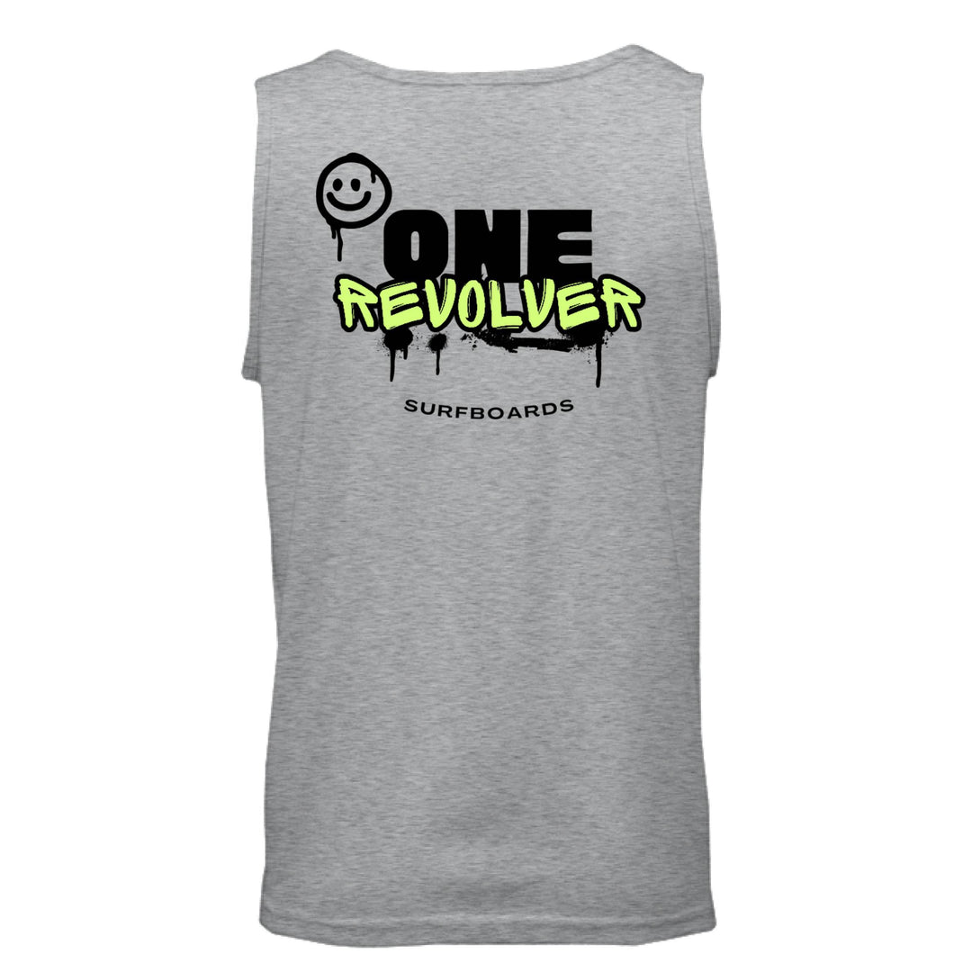 One Revolver Surfboards Smile Tank Top – Unisex Lightweight Surf Tank - One Revolver Surfboards
