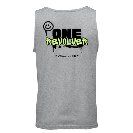 One Revolver Surfboards Smile Tank Top – Unisex Lightweight Surf Tank - One Revolver Surfboards