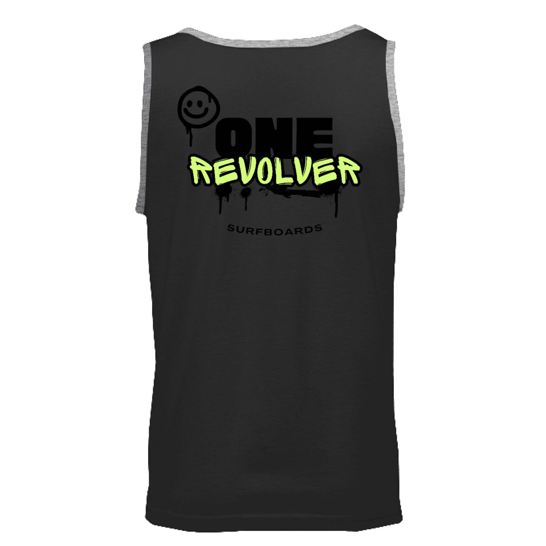 One Revolver Surfboards Smile Tank Top – Unisex Lightweight Surf Tank - One Revolver Surfboards
