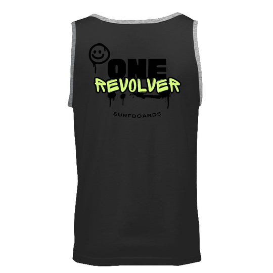 One Revolver Surfboards Smile Tank Top – Unisex Lightweight Surf Tank - One Revolver Surfboards