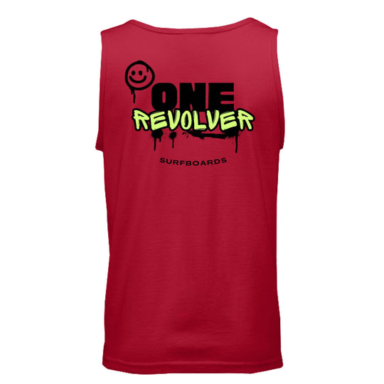 One Revolver Surfboards Smile Tank Top – Unisex Lightweight Surf Tank - One Revolver Surfboards