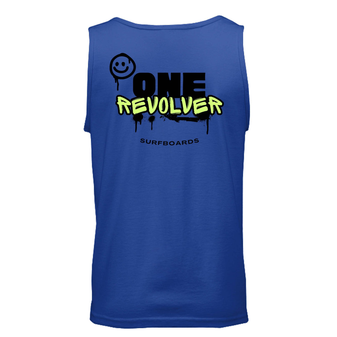 One Revolver Surfboards Smile Tank Top – Unisex Lightweight Surf Tank - One Revolver Surfboards