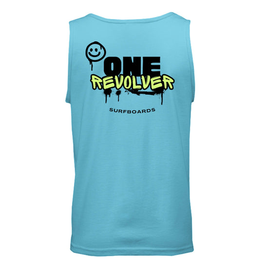One Revolver Surfboards Smile Tank Top – Unisex Lightweight Surf Tank - One Revolver Surfboards