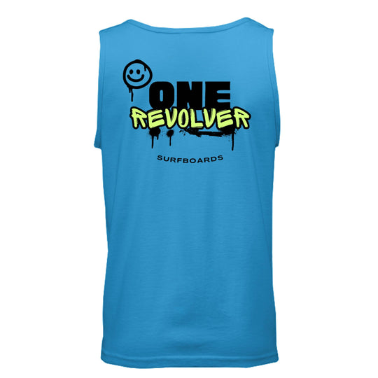 One Revolver Surfboards Smile Tank Top – Unisex Lightweight Surf Tank - One Revolver Surfboards